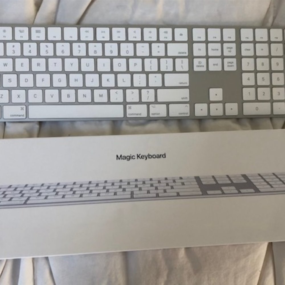 New Apple Magic Keyboard with Numeric Pad